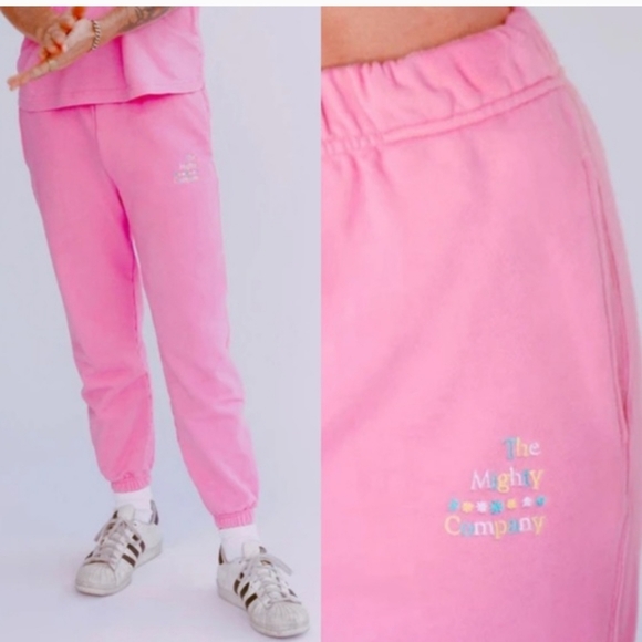 THE MIGHTY COMPANY Pants - The Mighty Company The Sweatpant In Pink Size S NWT'S